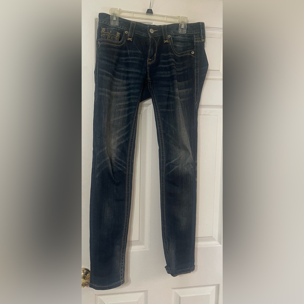 Rock Revival Dark Women’s Wash Straight Jeans